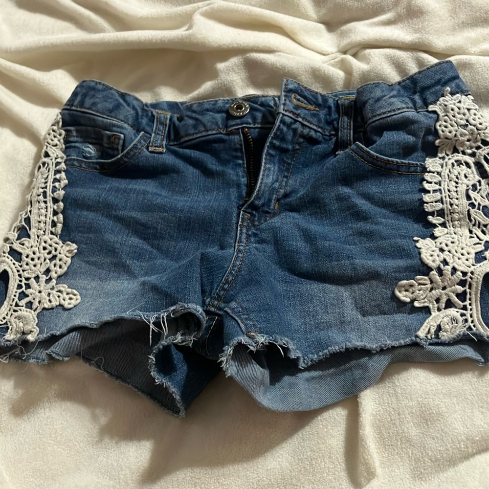 Arizona Jean co, kids 12, dark wash jean short